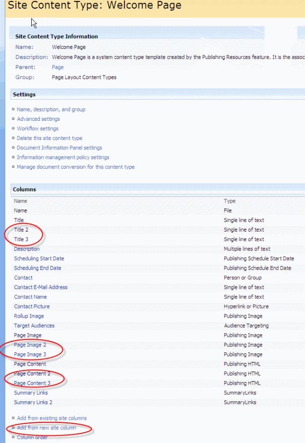 ContentTypeWelcomePage