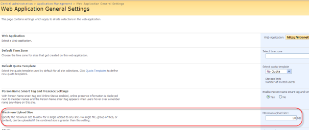 SPUploadSize SPUploadSize