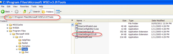 WSE 3.0 DLL on Window XP WSE 3.0 DLL on Window XP