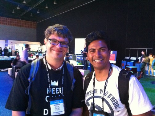 Brady Gaster and Diganta Kumar at TechEd 2013
